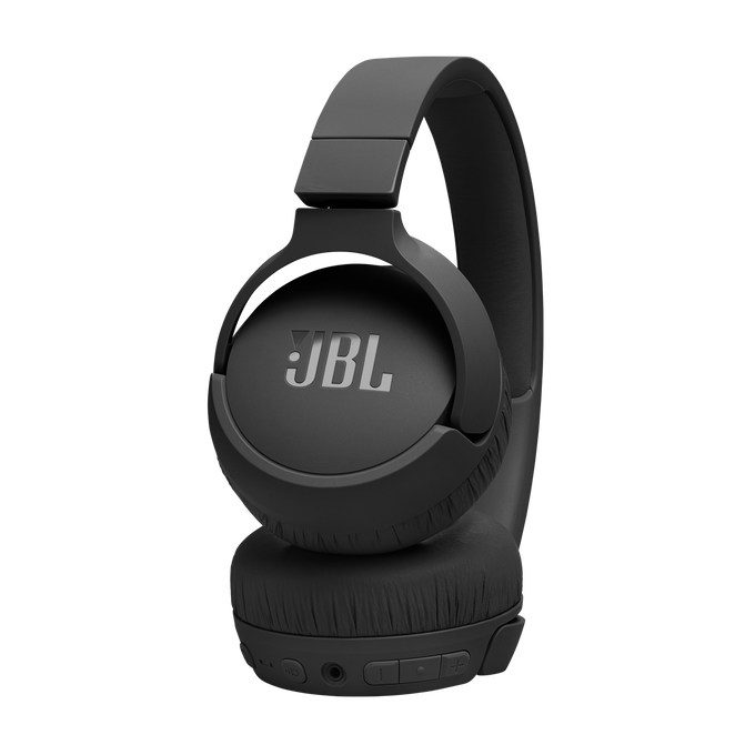 JBL Tune 670NC - Black - Adaptive Noise Cancelling Wireless On-Ear Headphones - Detailshot 2 image number null